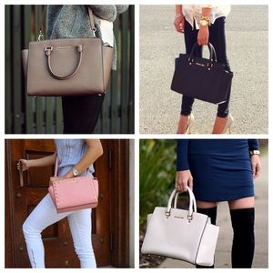 ⚡️PRICE DROP⚡️ MICHAEL KORS Selma satchel - Taupe